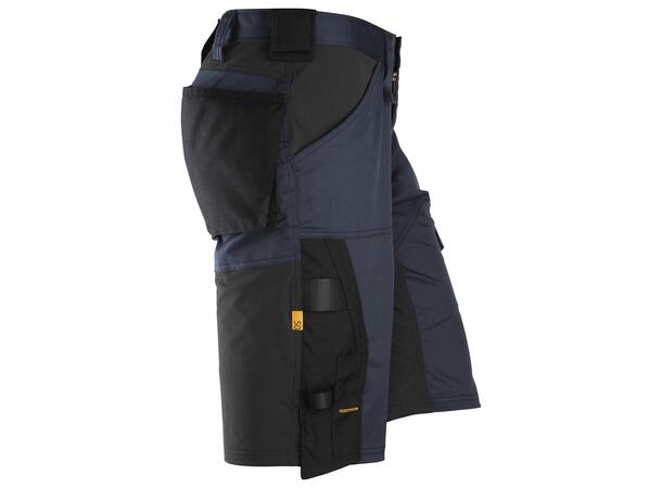 Snickers 6153 AllroundWork stretchshorts Marineblå/Svart, str.044