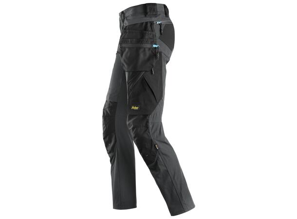 Snickers 6208 LiteWork Bukse+ Grå/Svart str.048 avtakbar hylsterlommer