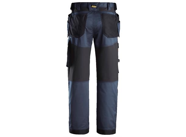 Snickers 6251 AllroundWork Arbeidsbukse Marineblå/Svart, str.044 stretch og løs