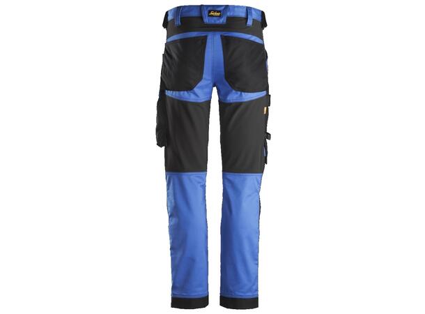 Snickers 6341 AllroundWork Arbeidsbukse Blå/Svart, str.150 Stretch