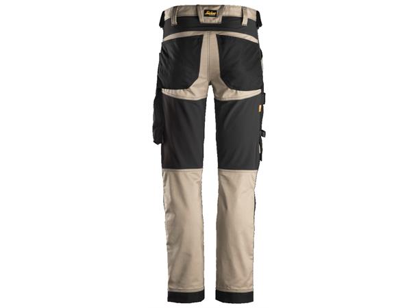 Snickers 6341 AllroundWork Arbeidsbukse Khaki, str.052 Stretch