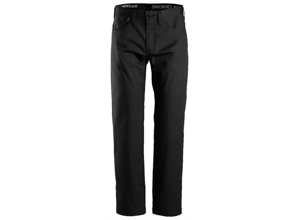 Snickers 6400 Servicebukse Chinos Svart, str.154