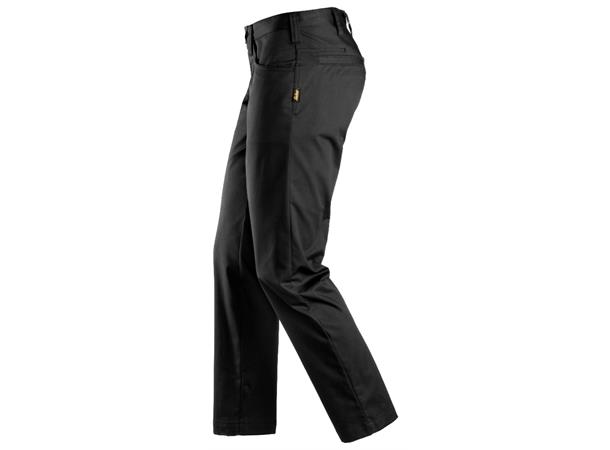 Snickers 6400 Servicebukse Chinos Svart, str.154