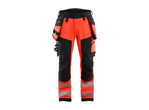 Blåkläder Varselbukse 4-veisstretch Rød/Svart C44