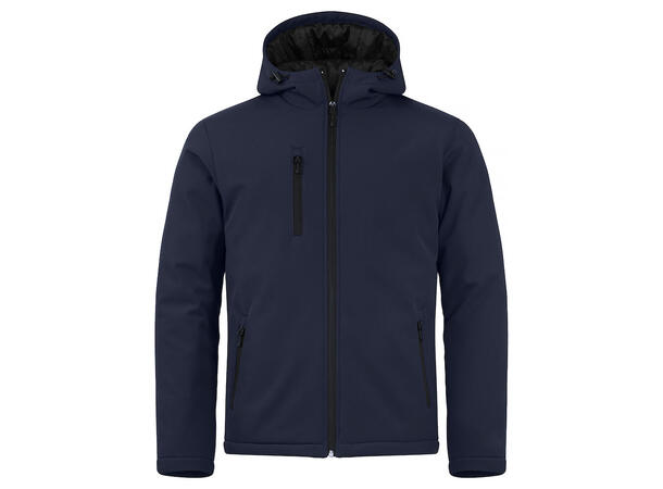 Clique Padded Hoody Softshell Marineblå S