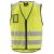 Snickers 4310 AllroundWork vest HiVis Gul, str.L/XL Kl.2 