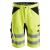 Snickers 6132 LiteWork+ Shorts HiVis Gul/Svart, str.044 Kl.1 