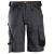 Snickers 6153 AllroundWork stretchshorts Grå/Svart, str.056 