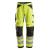 Snickers 6332 LiteWork Arbeidsbukse+ HiVis Gul/Svart, str.162 Kl.2 HiVis 