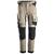 Snickers 6341 AllroundWork Arbeidsbukse Khaki, str.104 Stretch 