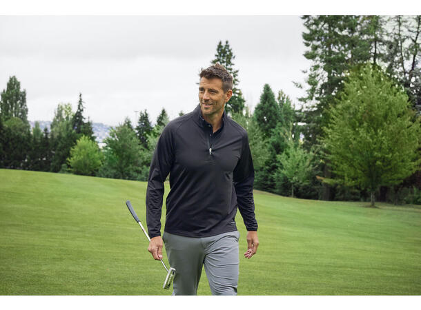 Cutter&Buck Adapt Half Zip Men Svart 3XL