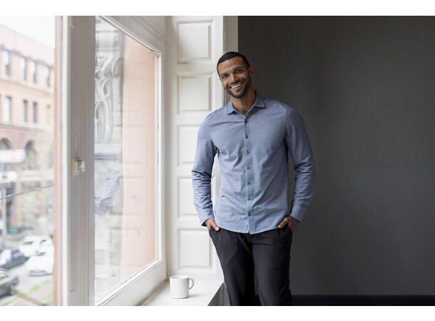 Cutter&Buck Advantage Shirt Herre Lyseblå L