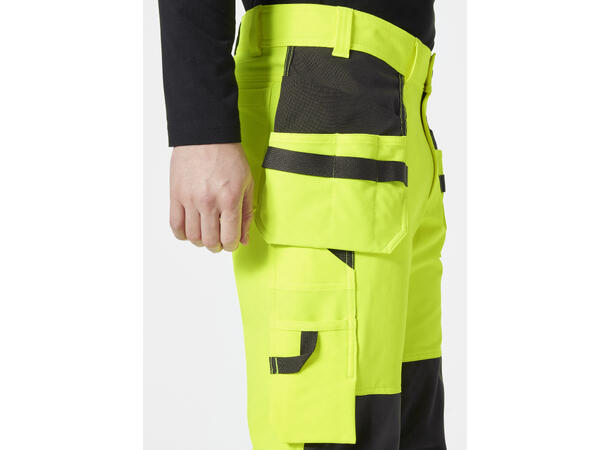 Helly Hansen Alna4X Håndtverkerbukse Kl2 HiVis Gul C70