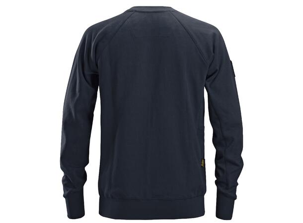 Snickers 2882 Genser m/logo Marineblå, str.XS