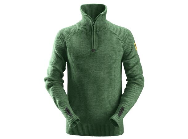 Snickers 2905 Ullgenser m/glidelås Grønn S