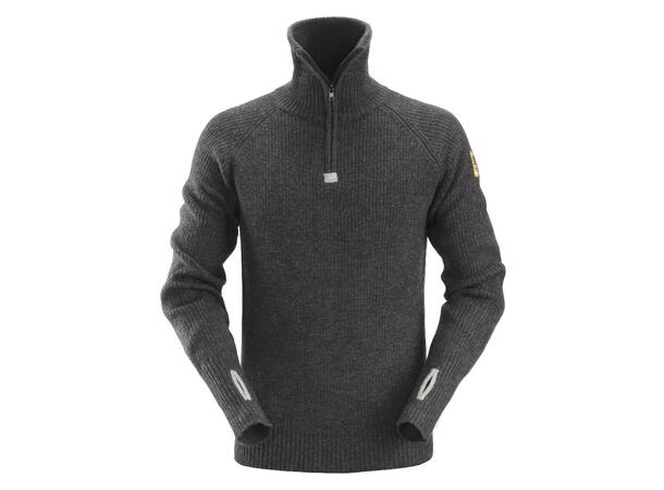 Snickers 2905 Ullgenser m/glidelås Mørkegrå M