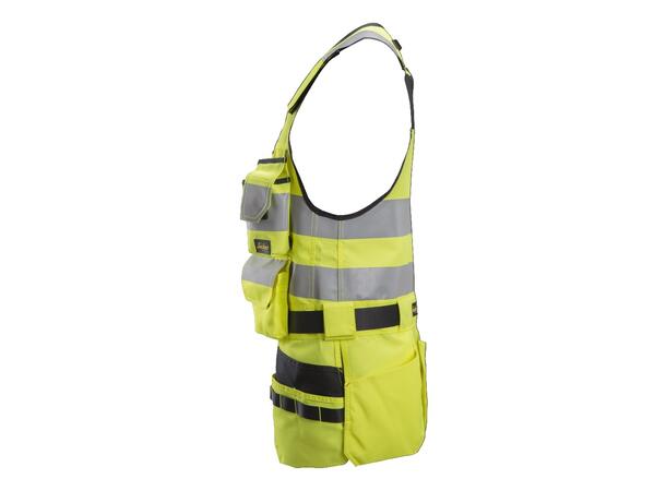 Snickers 4230 HighVis Verktøyvest HiVis Gul/Svart S