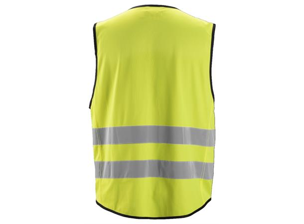 Snickers 4310 AllroundWork vest HiVis Gul, str.L/XL Kl.2