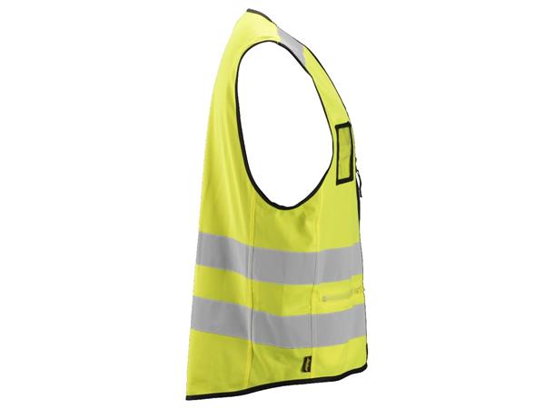 Snickers 4310 AllroundWork vest HiVis Gul, str.L/XL Kl.2