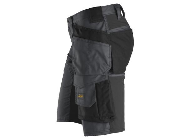 Snickers 6141 AllroundWork Shorts Grå/Svart C44