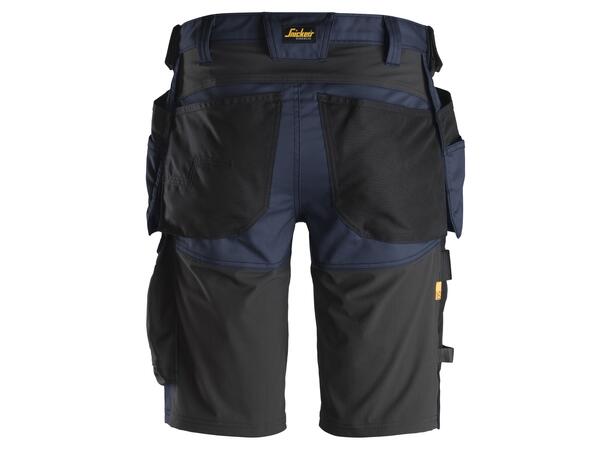 Snickers 6141 AllroundWork Shorts Marineblå/Svart C54