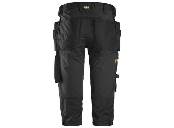 Snickers 6142 AllroundWork Piratbukse Svart C50