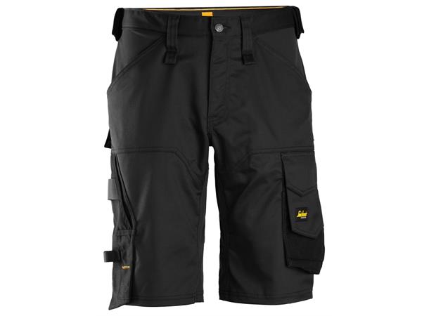 Snickers 6153 AllroundWork stretchshorts Svart, str.046