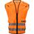 Wenaas Uniformsvest Oransje M 