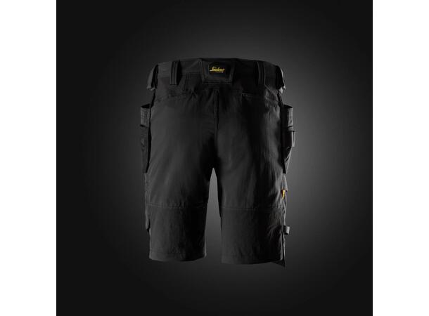 6118 Snickers AllroundWork Shorts HI Svart C52