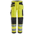 Snickers Arbeidsbukse Med Hylsterlommer HiVis Gul/Svart str. C44, Klasse 2 