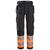 Snickers Bukse 6239  Kl1 Svart/Oransje C50 