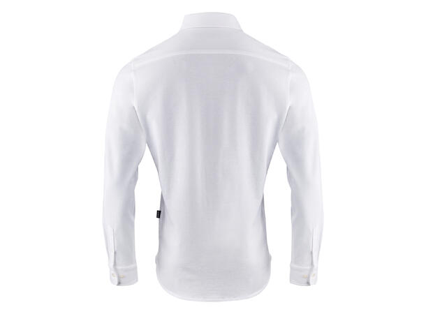 James Harvest Burlingham Jersey Skjorte Hvit S