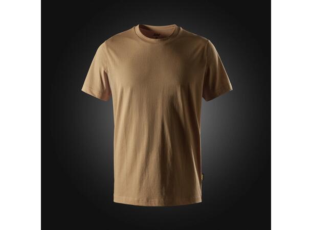Snickers 2502 T-skjorte Lysebrun XL
