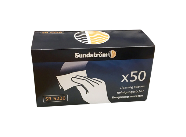 Sundström SR 5226 Cleaning Wipes 50p 50-Pakk, hvit