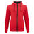 Clique Classic Hoody Full Zip Dame Rød str. XXL 