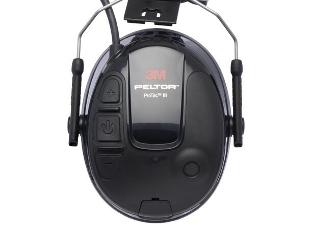 3M Peltor Hjelmklokke ProTac III Slim