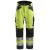 Snickers 6639 AllroundWork+ Vinterbukse HiVis Gul/Grå, str.M Kl.2 