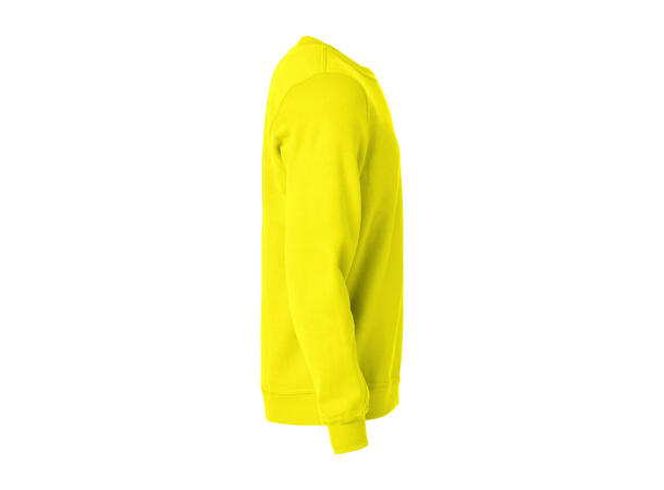 Clique Basic Roundneck HiVis Gul str. M