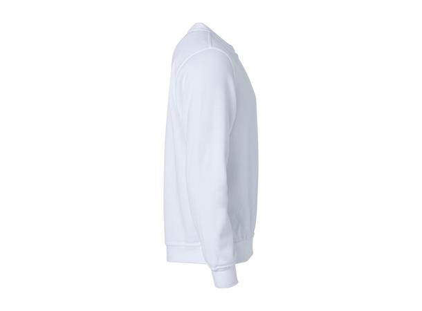 Clique Basic Roundneck Hvit str. 3XL