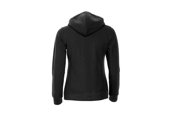 Clique Classic Hoody Full Zip Dame Svart str. XL