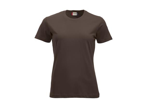 Clique New Classic-T Dame Mørkebrun str. L