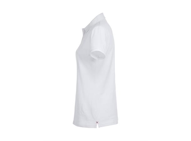 Clique Stretch Premium Polo Dame Hvit str. S
