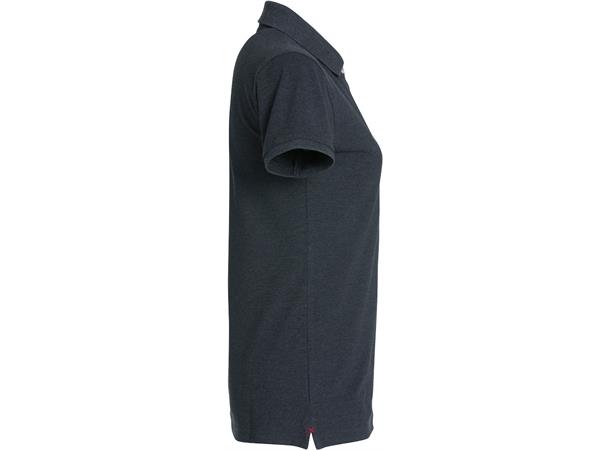 Clique Stretch Premium Polo Dame Mørkegrå str. S