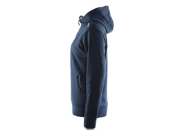 Craft Leisure Full Zip Hood W Marineblå str. XS