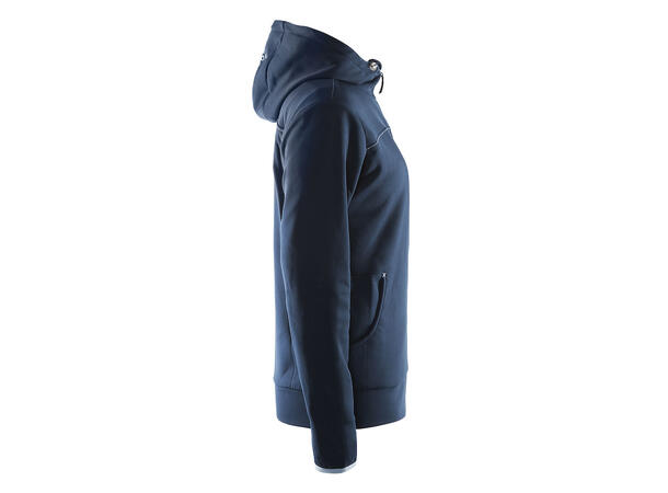 Craft Leisure Full Zip Hood W Marineblå str. XS