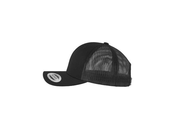 FLEXFIT FL6606 RETRO TRUCKER Svart One size