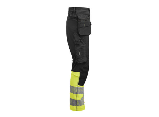 Jobman Craftsman Trousers Stretch Hi-Vis Svart/Gul C44