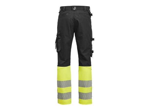 Jobman Craftsman Trousers Stretch Hi-Vis Svart/Gul C44