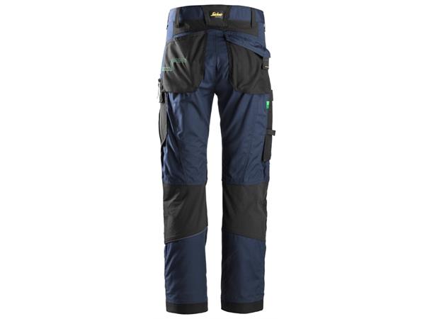 Snickers 6903 FlexiWork Arbeidsbukse+ Marineblå/Svart, str.044