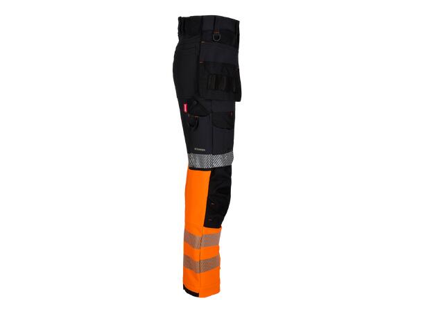 Strakofa Dovre Bukse KL.1 HiVis Oransje/Svart C44